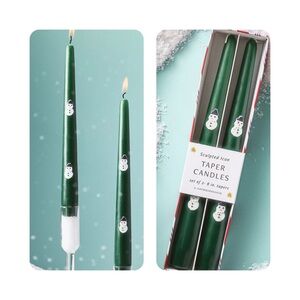 Anthropologie Icon Holiday Taper Candles, Set of 2